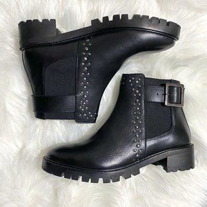 NWOT Black Ankle Chelsea Biker Boots